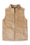 ADULT SHERPA/CORDUROY REVERSIBLE VEST | CHAMPIGNON