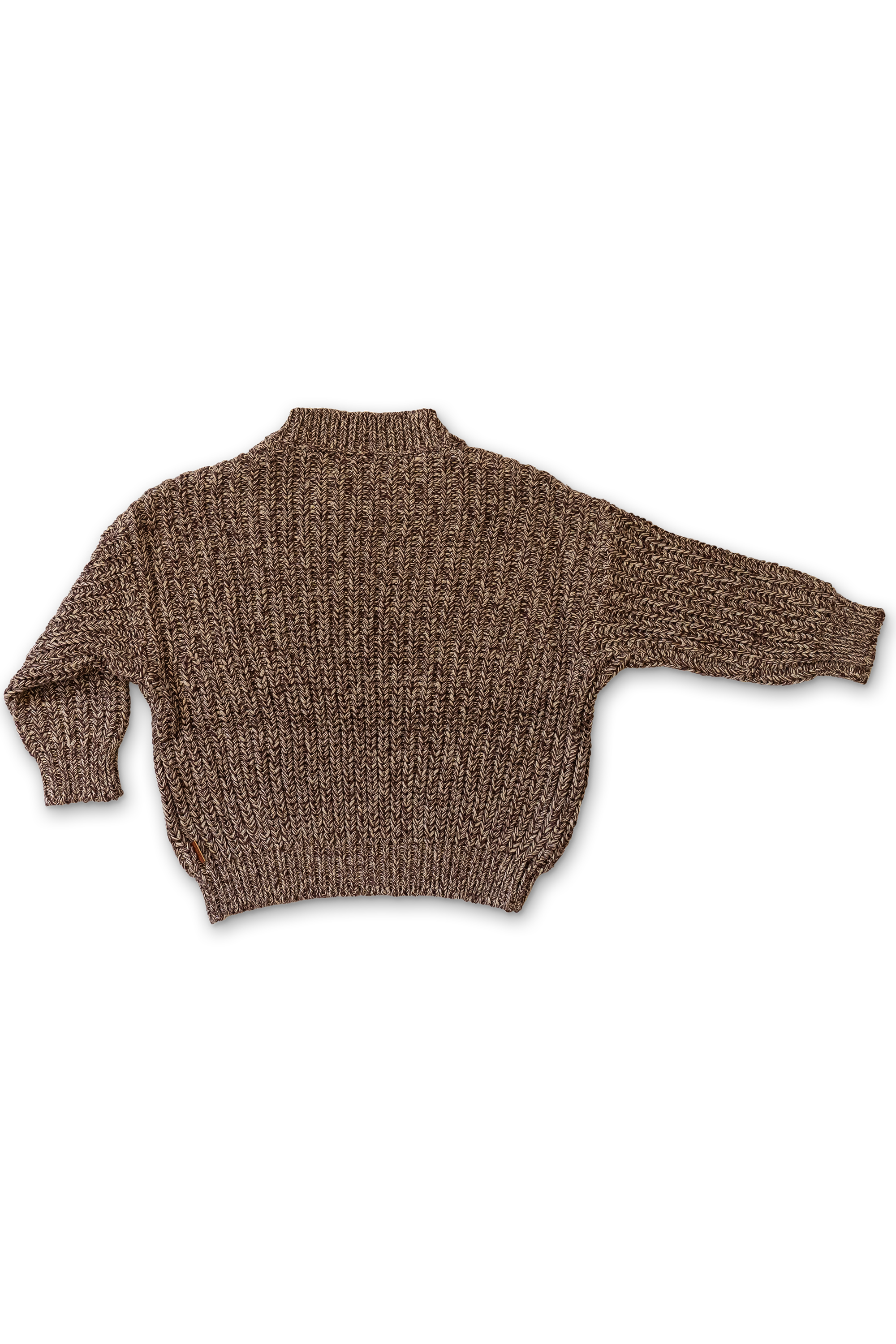 ADULT CHUNKY KNIT SWEATER | BARK