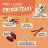 Skout Organic French Toast Kids Bar — plant-based, allergy-friendly snack for kids on the go