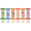 Skout Organic Kids Bar Sample Pack showing all six organic flavour varieties