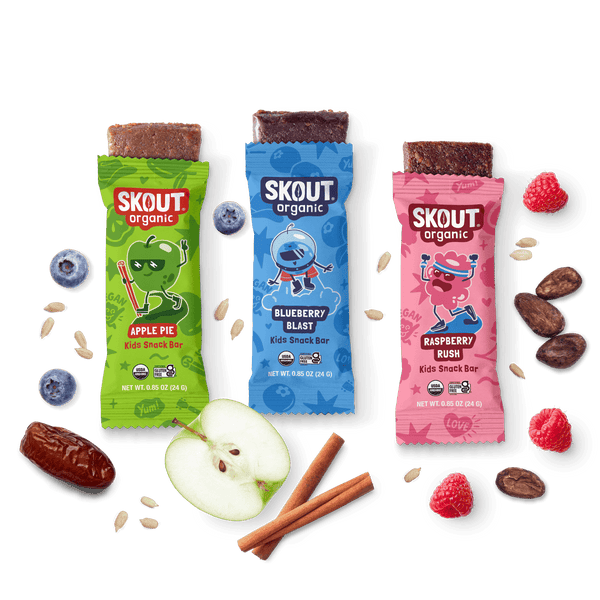 Skout Organic Kids Fruit Bar Variety Pack | Nut-Free, Gluten-Free
