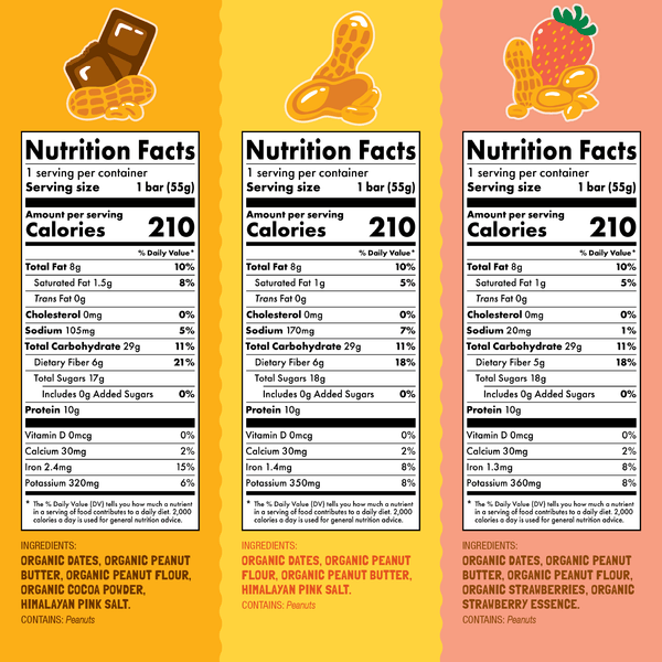 Skout Organic Peanut Butter Protein Bar Bundle | 15-Pack