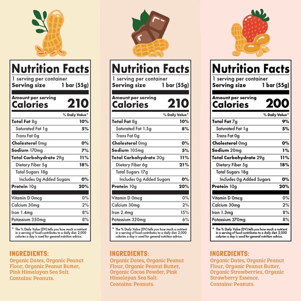Skout Organic peanut butter protein bar bundle 15-pack — plant-based, gluten-free organic snack bars