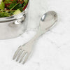 Ecozoi stainless steel spork laid flat — eco-friendly reusable cutlery for travel and everyday use