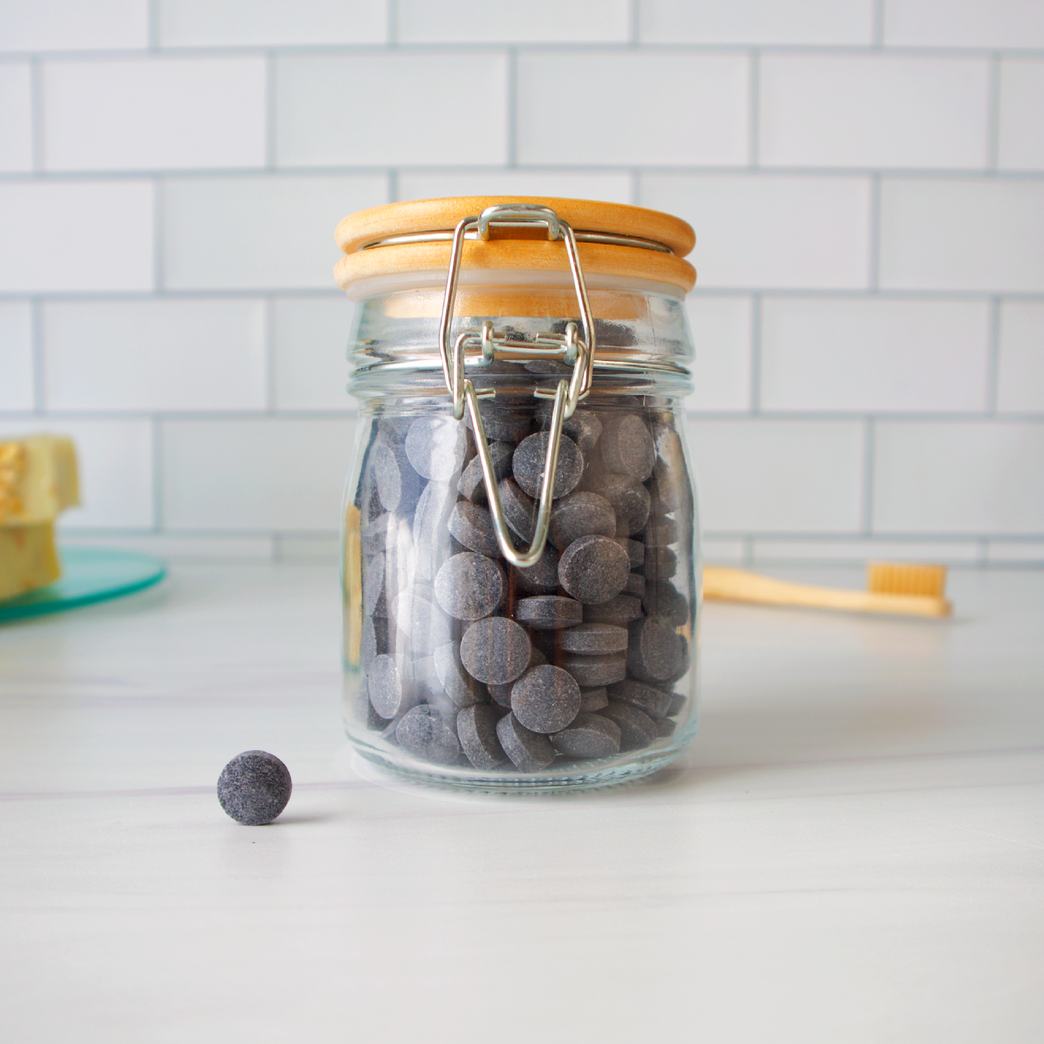 Charcoal MINT Toothpaste Tablets