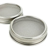 Sproutman stainless steel sprouting lid 2 pack for wide-mouth Mason jars
