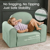 Tiny Land® GentleSnug Kids Sofa Chair - Fold-Out Toddler Lounger