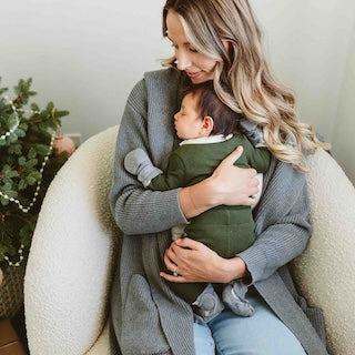 goumikids Stay On Baby Mitts 2-Pack | Boulder + Birch | Bamboo & Organic Cotton