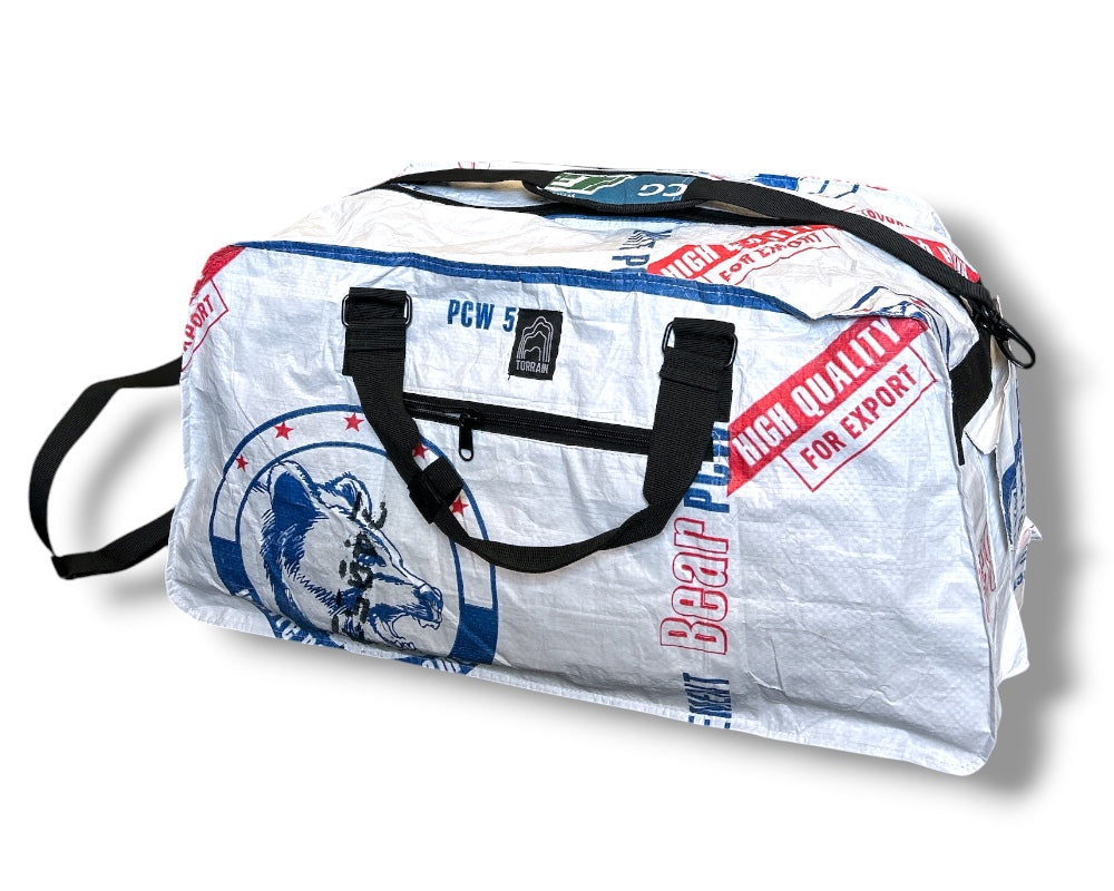 TORRAIN Medium Duffel Bag – Upcycled & Recycled Travel Bag