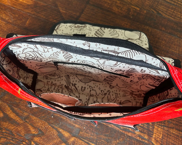 TORRAIN Central Messenger Bag – Upcycled, Eco-Friendly Crossbody