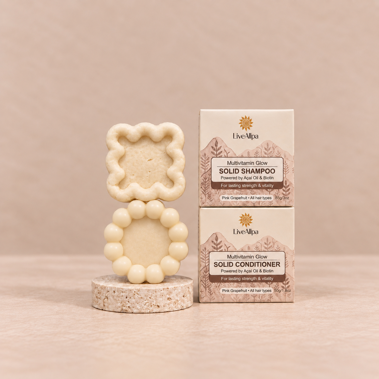 Multivitamin Shampoo & Conditioner Bar Bundle – All Hair Types