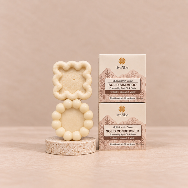 Multivitamin Shampoo & Conditioner Bar Bundle – All Hair Types