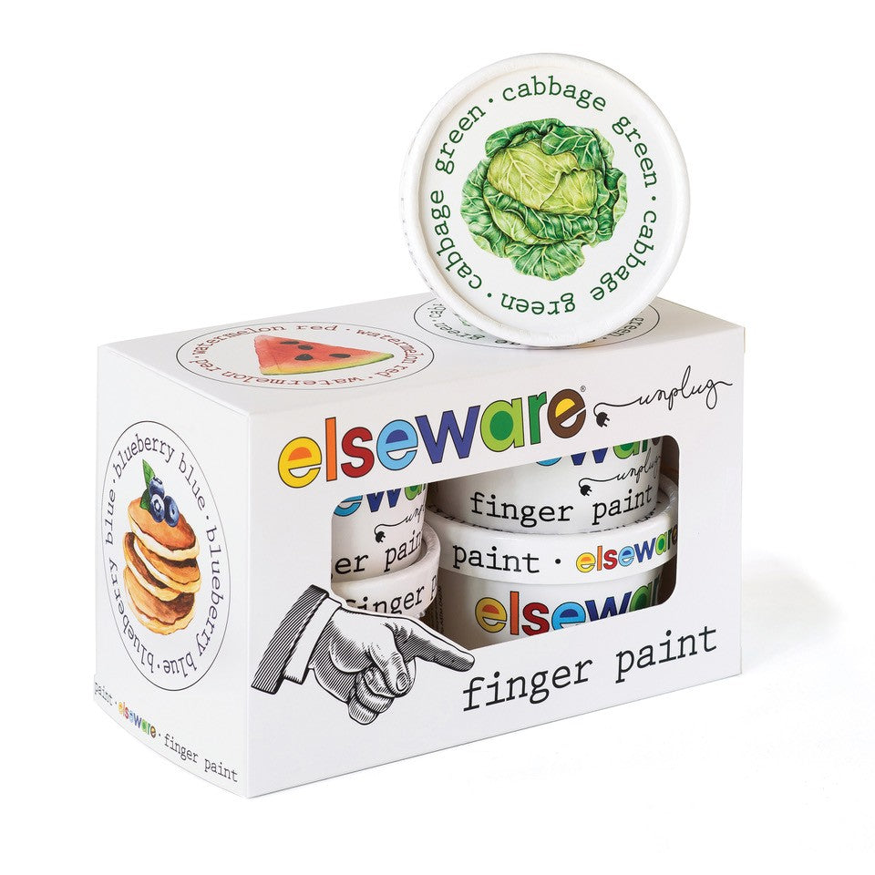 Child-safe all natural finger paint by elseware unplug — part of the Creative Painting Bundle