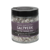 Jar of Saltverk Arctic Thyme Salt on a white background