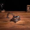 Tireless Digger Excavator model displayed fully assembled