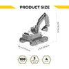 Tireless Digger Excavator Mechanical Model Kit