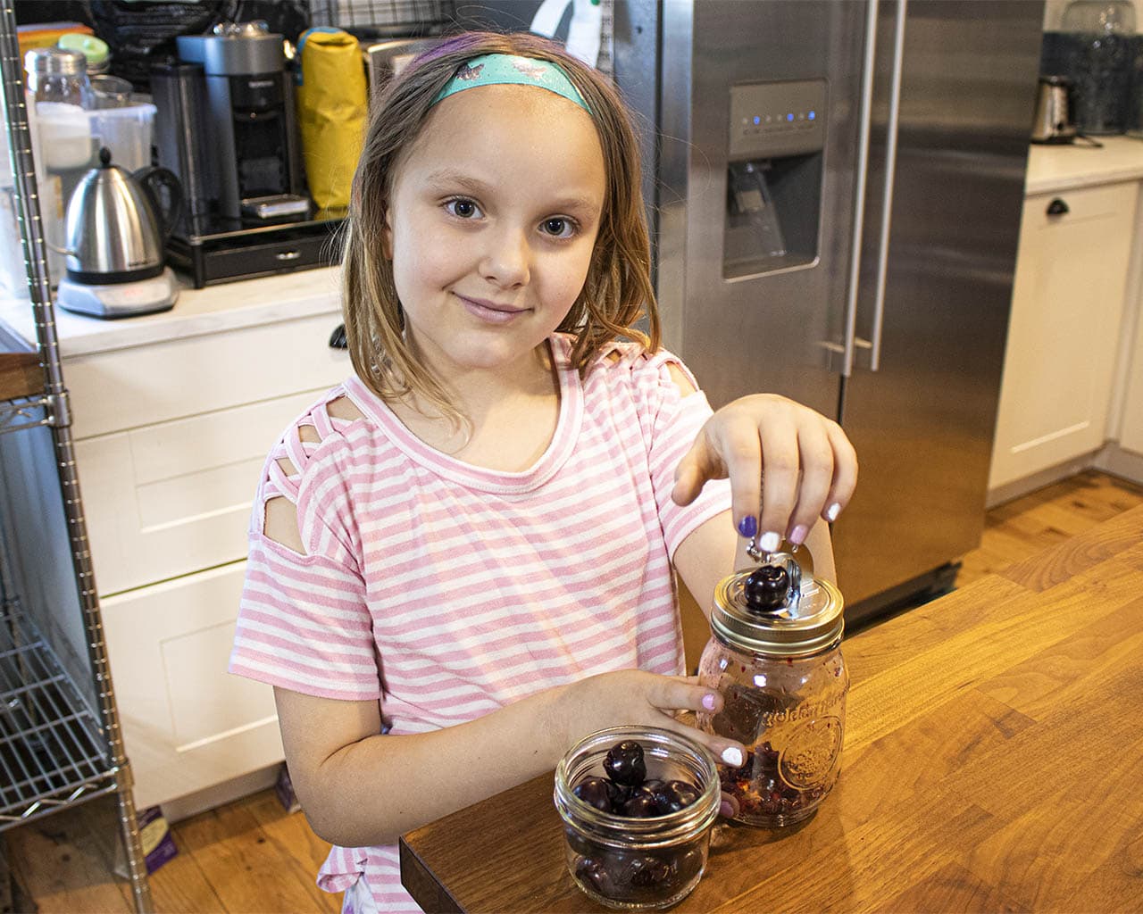 Tony's Push Button Cherry Pitter