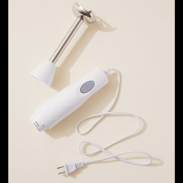 makesy white immersion stick blender maker tool close-up view