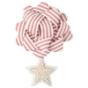 EverWrap EverBow pink grosgrain reusable bow trimming for gift wrap