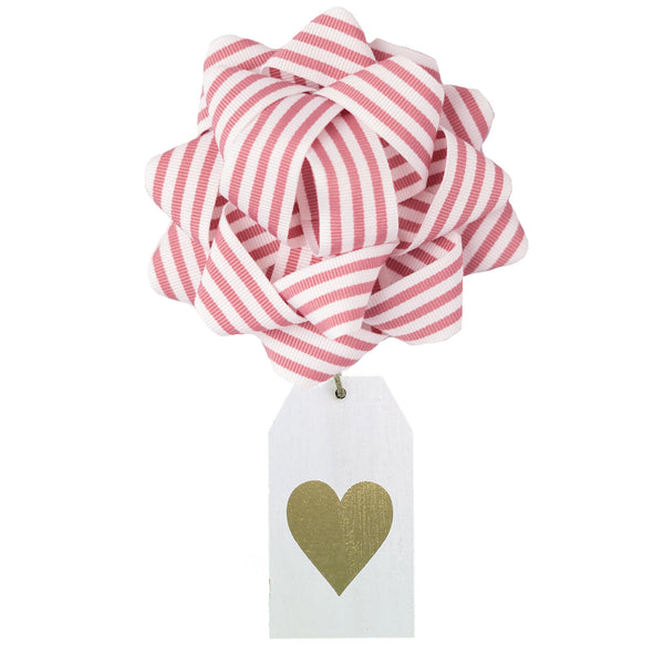 EverBow Pink – Reusable Grosgrain Gift Wrap Bow by EverWrap