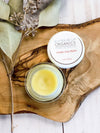 Close-up of organic under eye balm with coffee and plant oils for fine lines and under eye bags