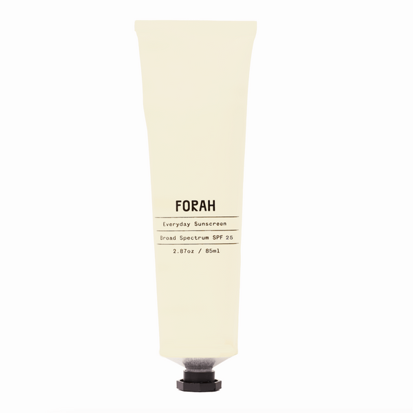 FORAH Unscented Everyday Mineral Sunscreen SPF 25 in recyclable aluminium tube
