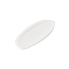 White ceramic plate on a transparent background