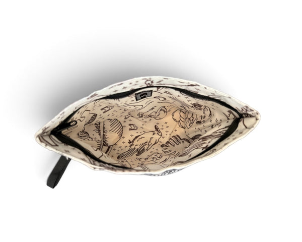 Wandering Clutch – Upcycled Wristlet Bag by TORRAIN