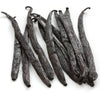 Vanilla beans on a white background