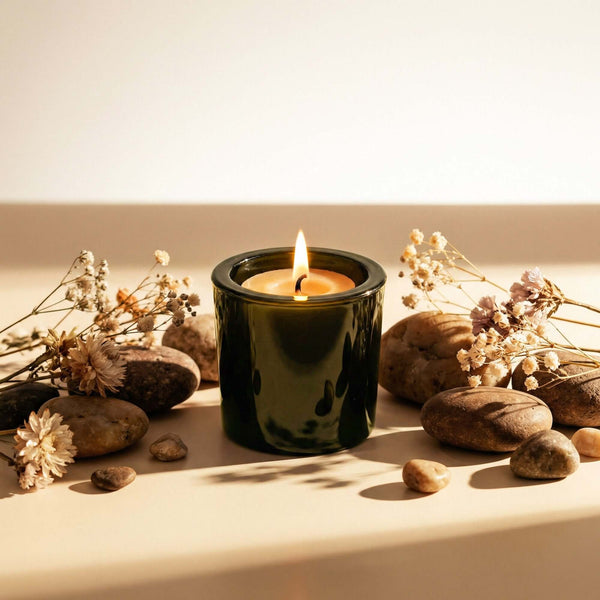 Recycled Glass Votive Candle Holders – 50% Recycled, Heavy-Walled