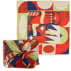 Vision 28-inch mulberry silk furoshiki gift wrap featuring original artwork by Essery Waller from The Embodied Collection