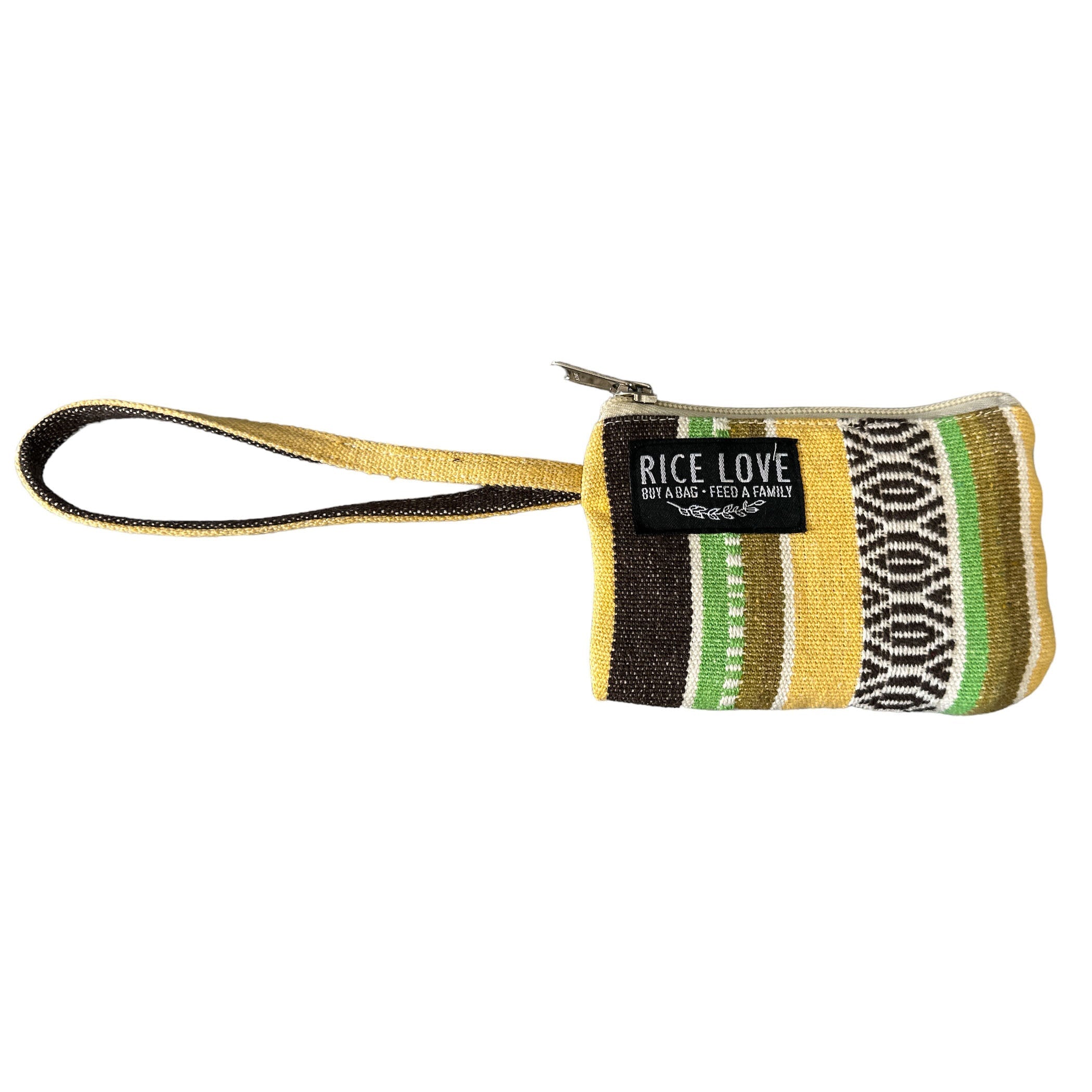 Close-up of handmade jute wallet highlighting fair trade craftsmanship