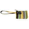 Close-up of handmade jute wallet highlighting fair trade craftsmanship
