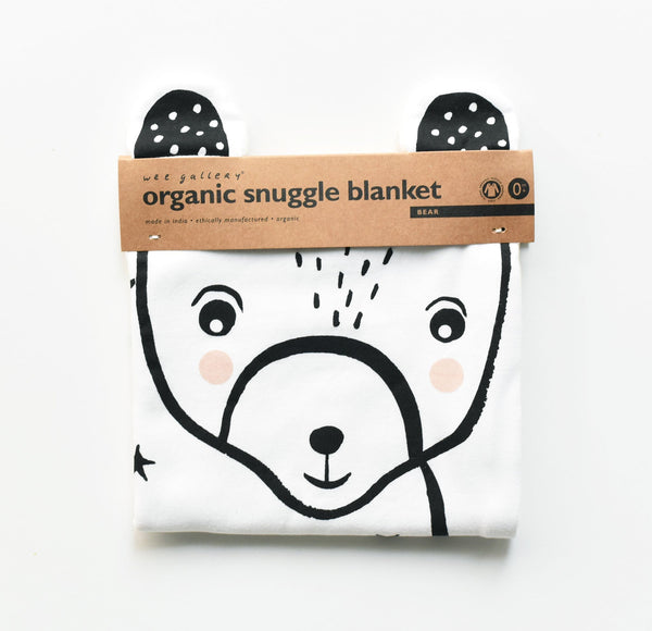 Organic Snuggle Blanket - Bear