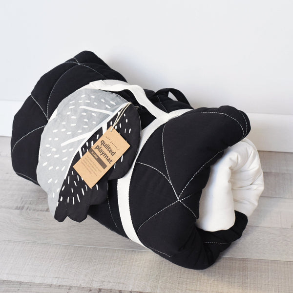 Quilted Playmat - Acorn | Organic & Sensory-Friendly Baby Mat