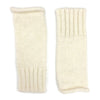 Pair of white knitted arm warmers on a white background. Shop the Snow Essential Knit Alpaca Gloves at Clozist. Handcrafted in Peru from eco-friendly Baby Alpaca fiber, these luxury fingerless gloves combine royal softness with modern functionality. The perfect sustainable gift for warmth and style. Shop the green Amazon alternative!