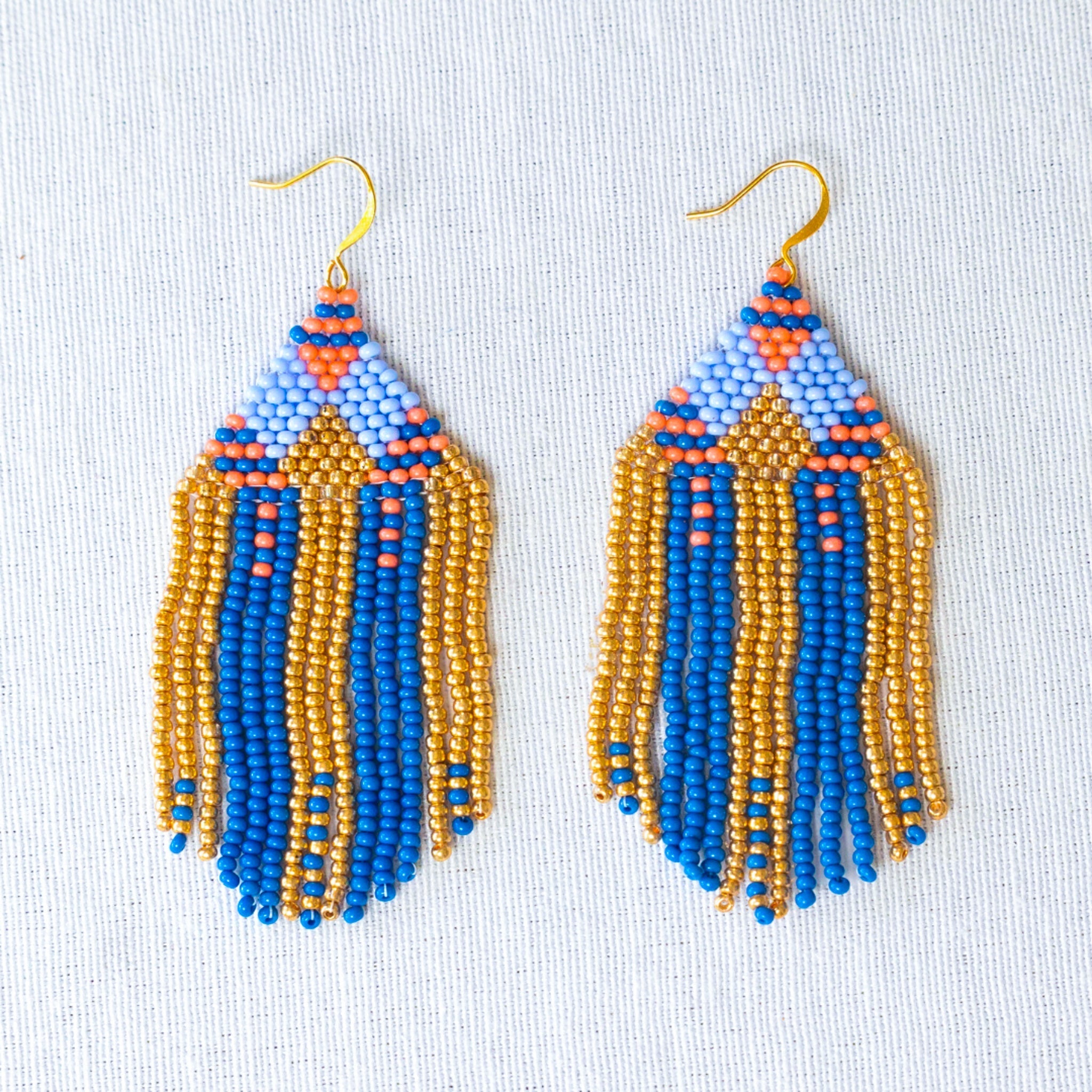 Carina Seed Bead Earrings