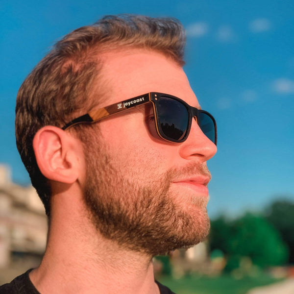Joycoast Terra fully wooden sunglasses with polarized lenses and UV protection