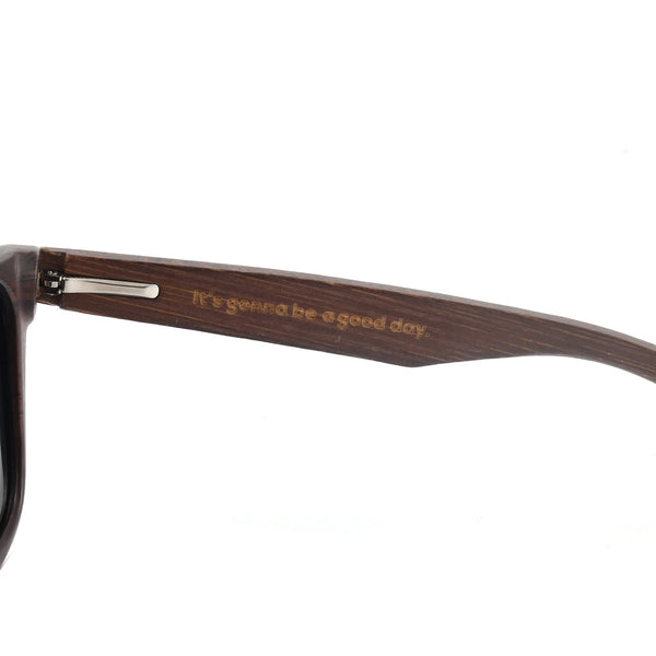 Woodgrain Mozz Wooden Sunglasses | American Walnut Frames