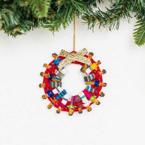 Worry Doll Wreath Ornament