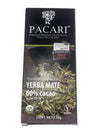 Pacari Yerba Mate chocolate bar packaging on a white background