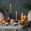 Hand-Dipped Beeswax Taper Candles - Bulk 4-Pair Bundle