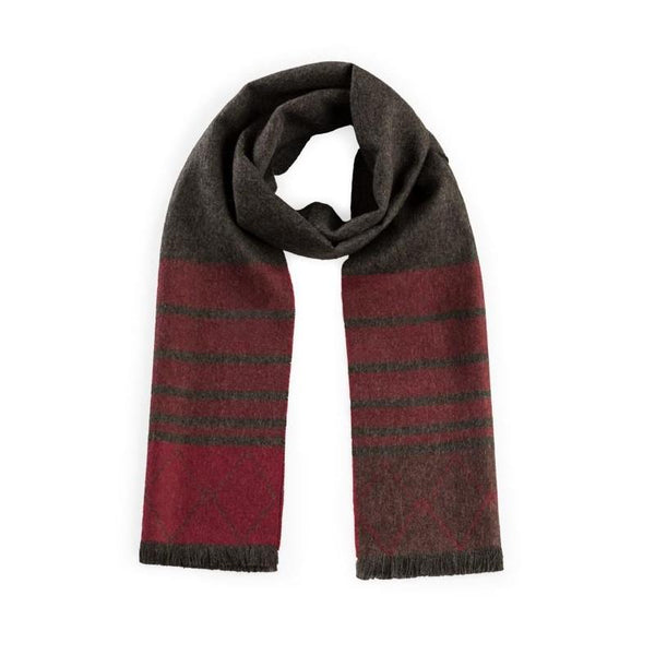 ZigZag Baby Alpaca Scarf – Unisex, Made in Peru