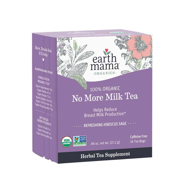 Wean gently & feel supported! Organic No More Milk Tea - safe herbs, hibiscus flavor, postpartum comfort. Earth Mama - resources & community for lactation & beyond. Shop now!