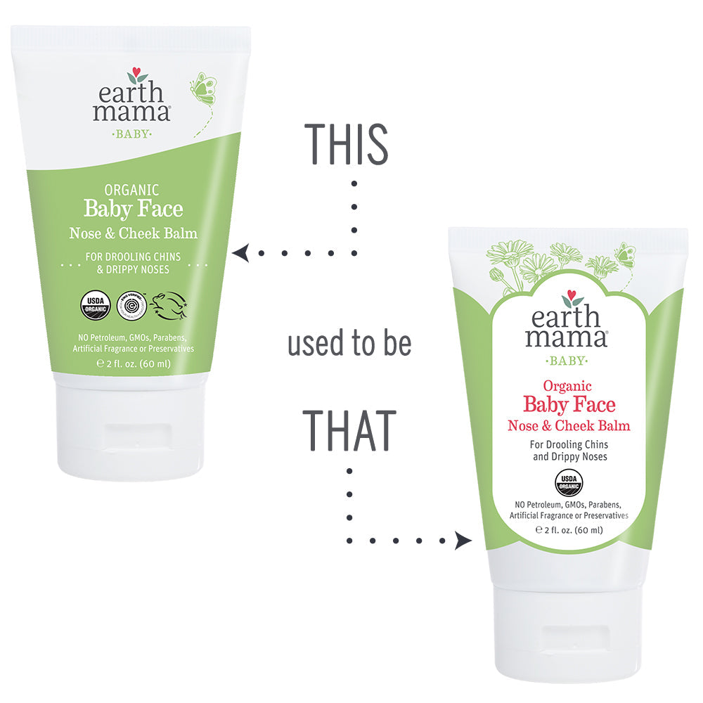 Earth Mama Organic Baby Face Balm - natural relief for drool rash, chapped skin, eczema. Petroleum-free, pediatrician approved. Shop now!