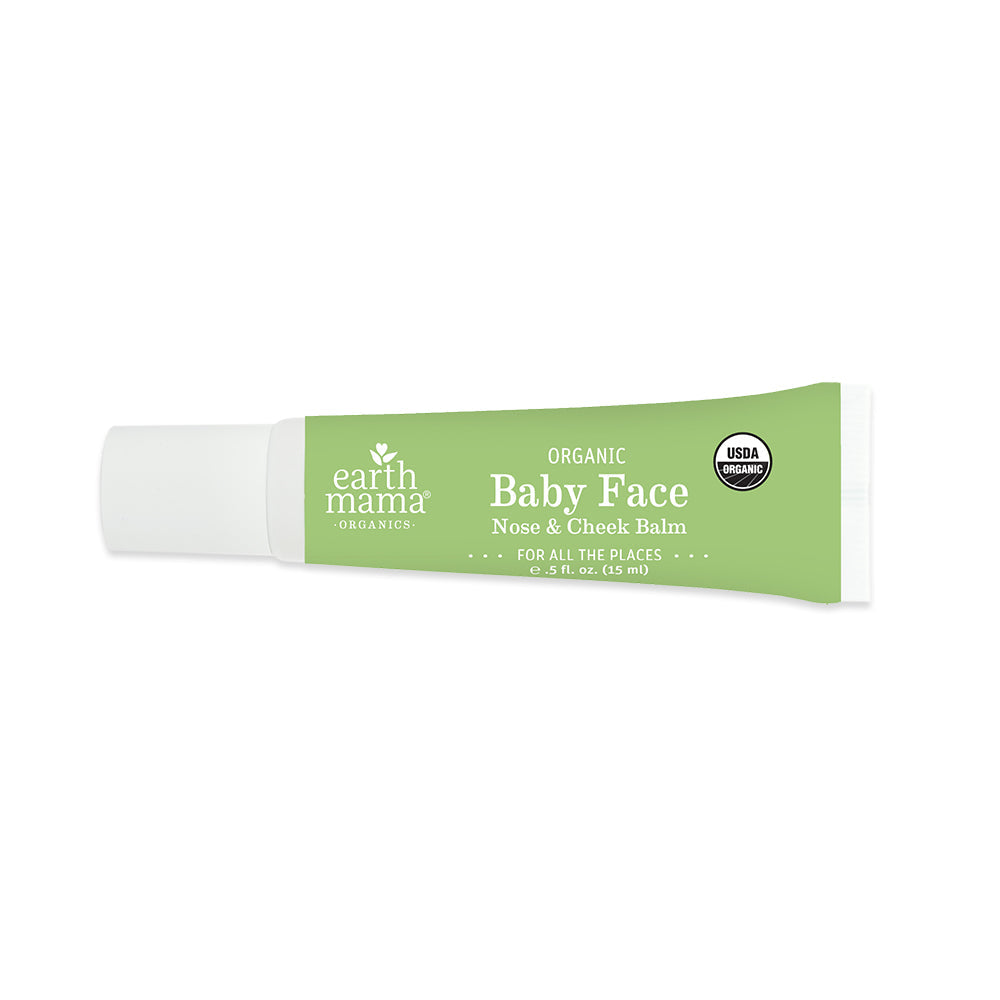 Earth Mama Organic Baby Face Balm - natural relief for drool rash, chapped skin, eczema. Petroleum-free, pediatrician approved. Shop now!