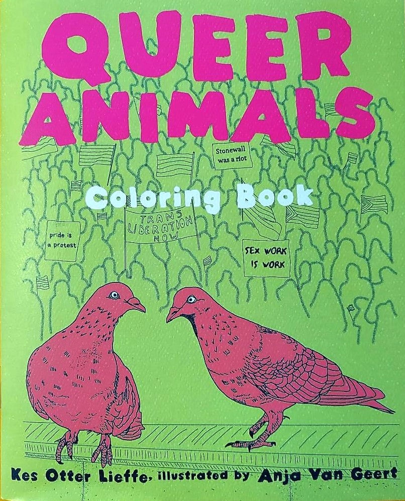 Livre de coloriage d'animaux queer Zine