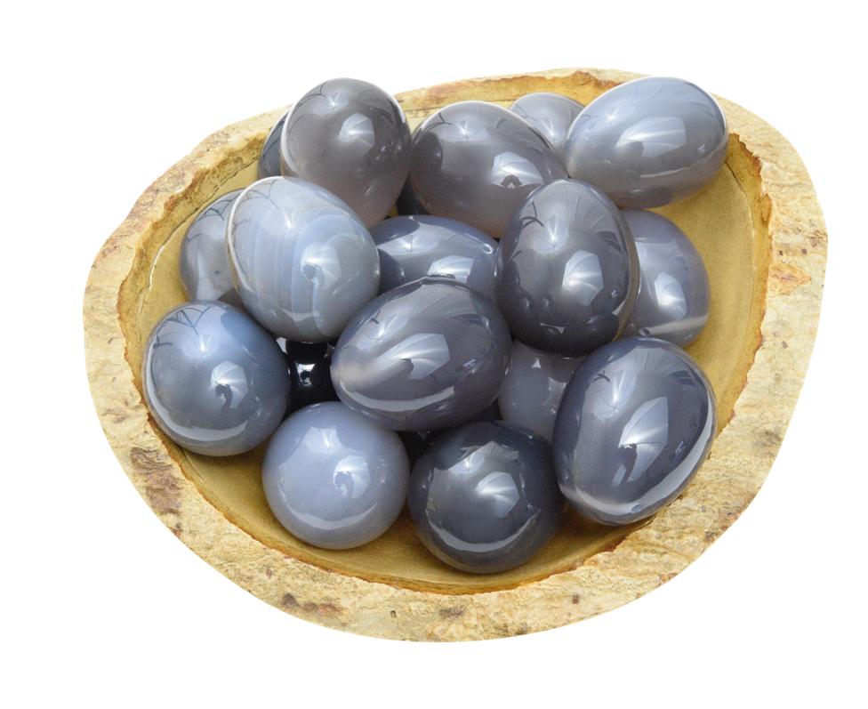 Calming and Grounding Agate Yoni Egg for Vaginal Exercises and Meditation