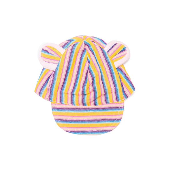 Keep your little one cozy and stylish with this handmade Baby Bear Hat. Made of 100% cotton and produced in accordance with fair trade principles, this hat ensures warmth and comfort while promoting ethical production practices.