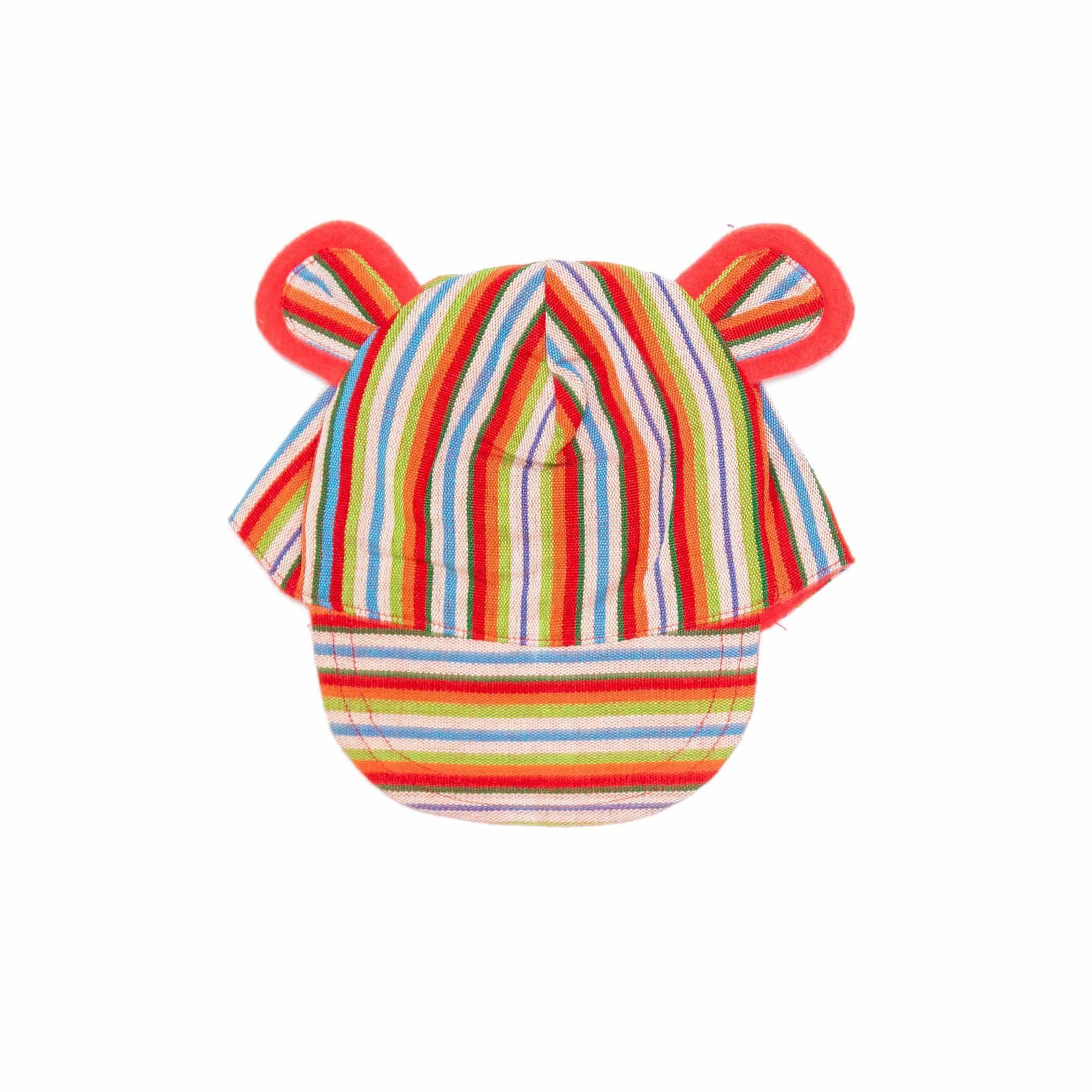 Keep your little one cozy and stylish with this handmade Baby Bear Hat. Made of 100% cotton and produced in accordance with fair trade principles, this hat ensures warmth and comfort while promoting ethical production practices.
